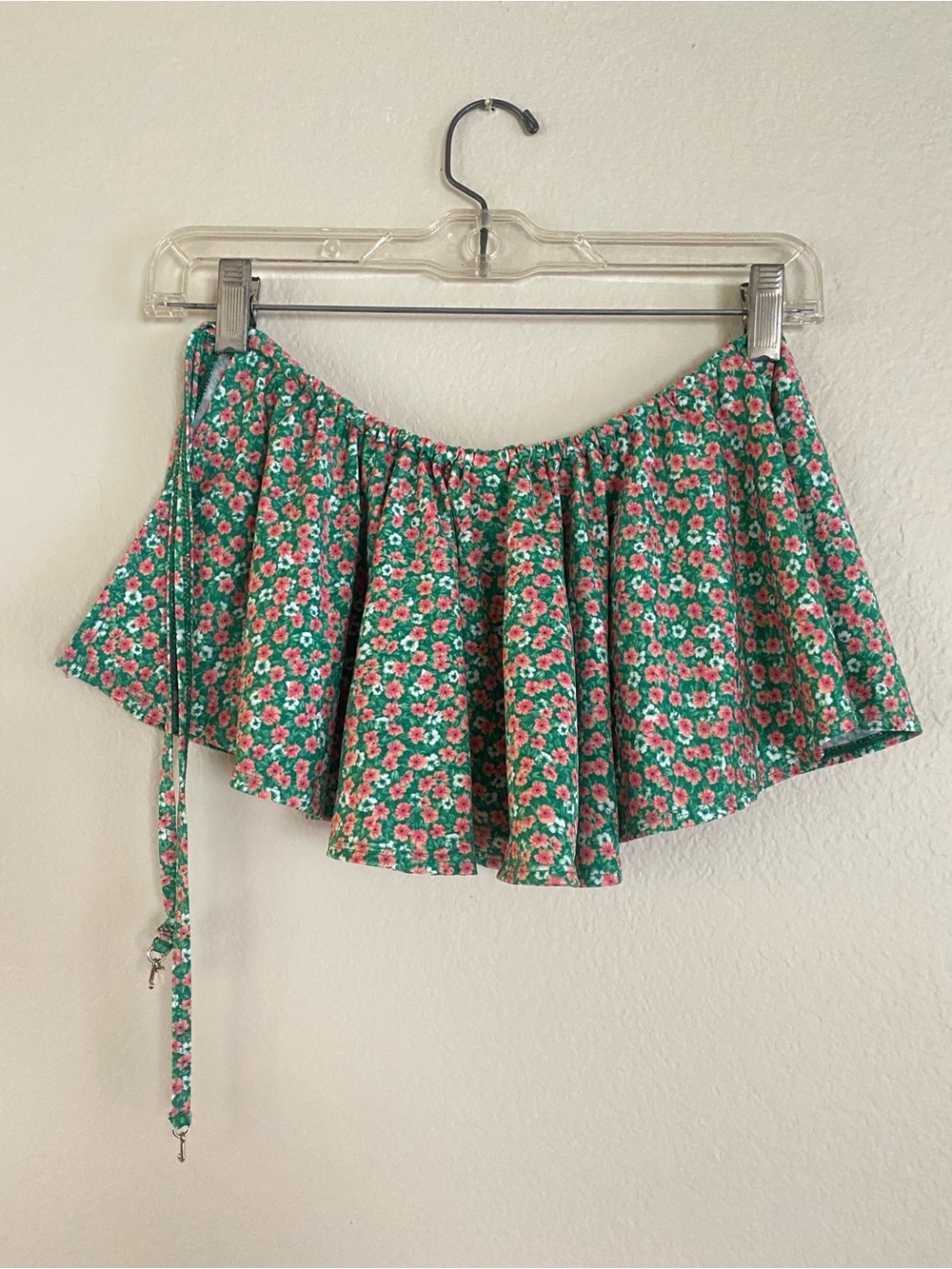Juicy Couture Green Floral Tagged Beach Bikini Cover